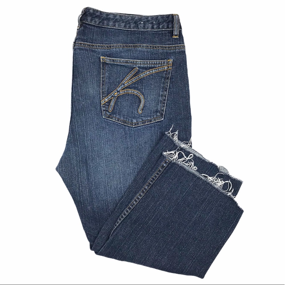Michael Kors Raw Edged Crop Jeans
